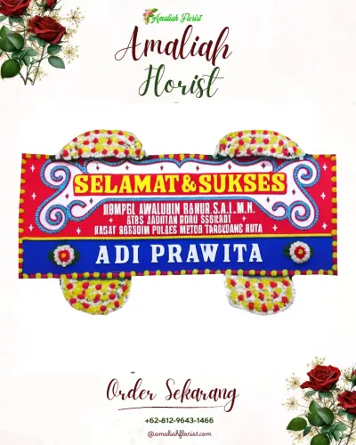 Karangan Bunga Ucapan Selamat di Ngade