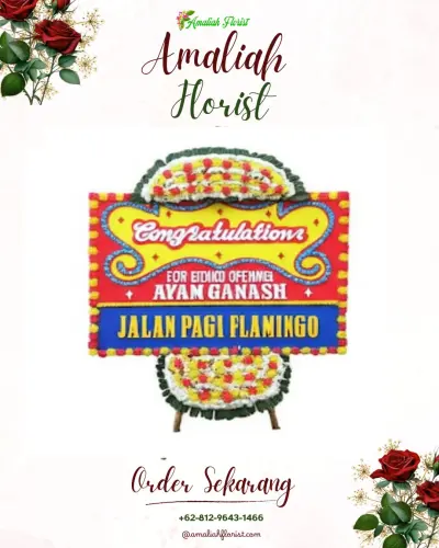 Bunga Papan Congratulation di Ngade